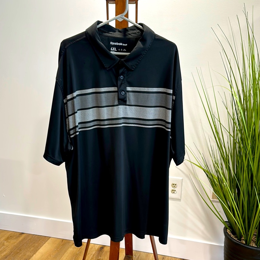 Reebok Men's Black Polo Shirt